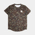 saysky camouflage men's running tshirt with logo on front