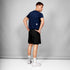 man wearing saysky clean combat pro tshirt, showing back