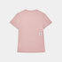 saysky clean pace tshirt for women, quick dry soft running tshirt, light pink colour, back view of top laying flat on white background