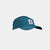 saysky flow cap, lightweight breathable running hat, teal blue colour with silver saysky logo on front