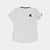 saysky women's run tshirt with flower pattern and logo at front