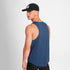 man wearing saysky logo combat pro singlet for men showing back