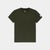 saysky clean pace t-shirt, short sleeve running t-shirt for men in dark green, stretchy and quick-drying tee, saysky t-shirt on a white background