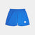 saysky pace 5 inch run shorts in blue colour with logo at front