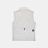 SAYSKY womens clean pace flex vest, lightweight, windproof zip-up running vest for women, grey colour with black SAYSKY logo, back profile of vest on a white background