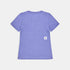 saysky clean pace t-shirt for women, quick dry, soft running t-shirt, light purple colour,  back profile of saysky running top on a white background