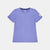saysky clean pace t-shirt for women, quick dry, soft running t-shirt, light purple colour,  saysky running top on a white background