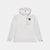 SAYSKY womens combat half zip fleece hoodie, warm and lightweight longsleeve fleece for running, grey colour with black SAYSKY logo, fleece hoodie on a white background