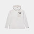 SAYSKY womens combat half zip fleece hoodie, warm and lightweight longsleeve fleece for running, grey colour with black SAYSKY logo, fleece hoodie on a white background