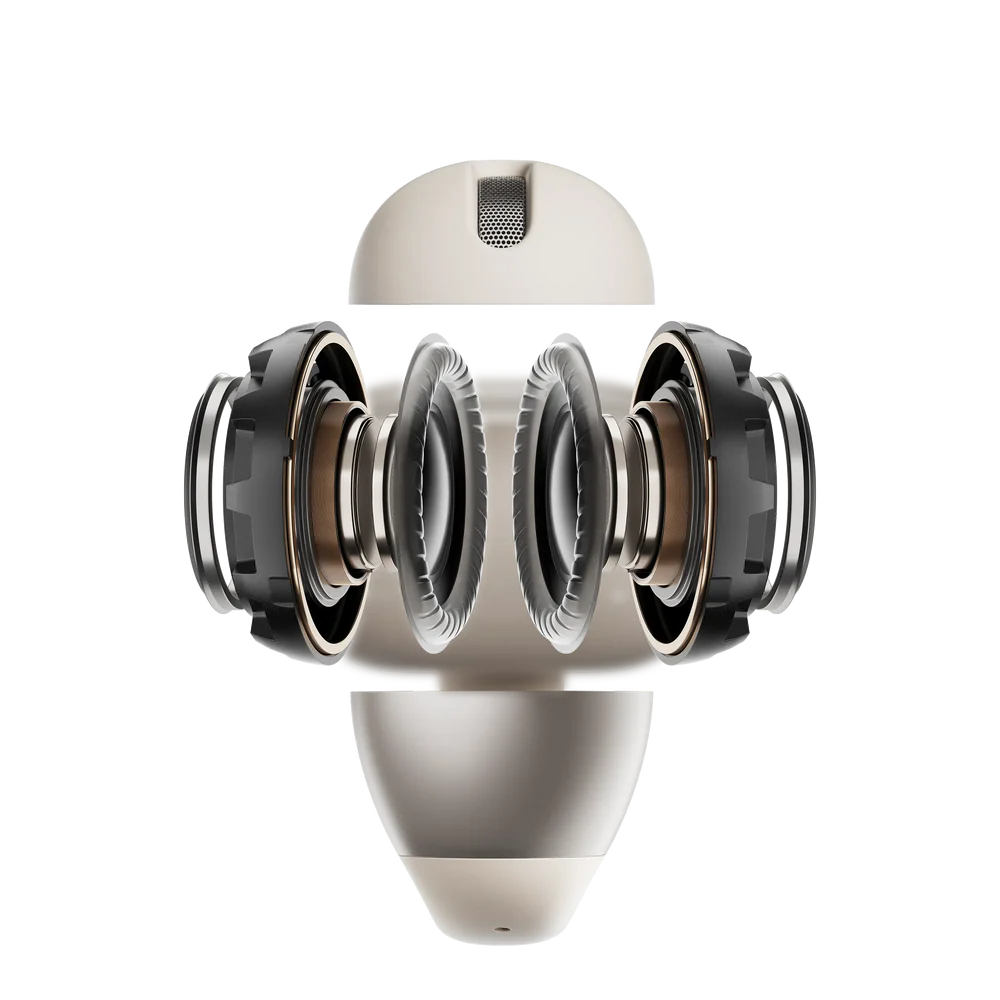 shokz wireless earbud speaker internal components up close