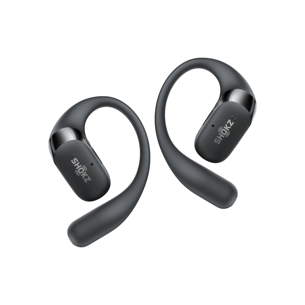 black shokz openfit headphones