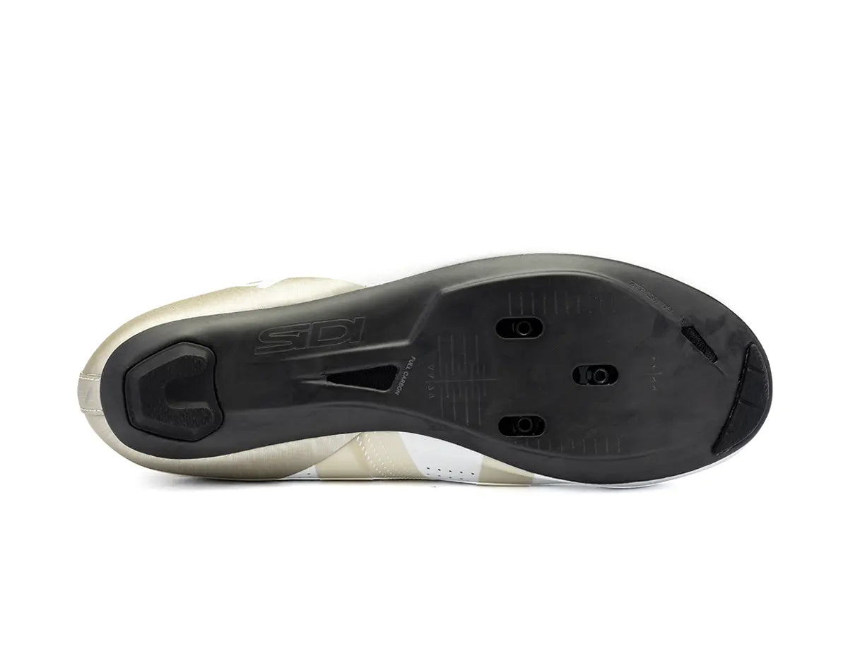 sidi scape ergo 6 cycling shoe, white colour, sole