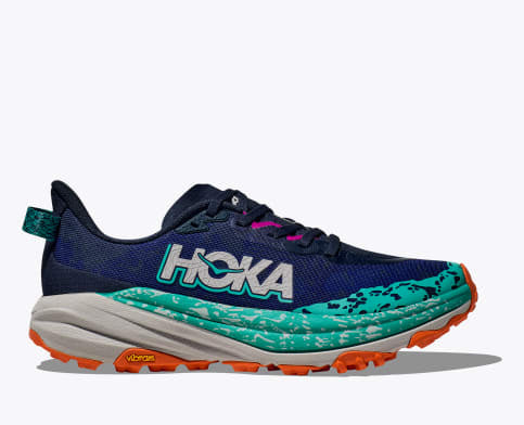 speedgoat 6 hoka trail shoe for women navy colour