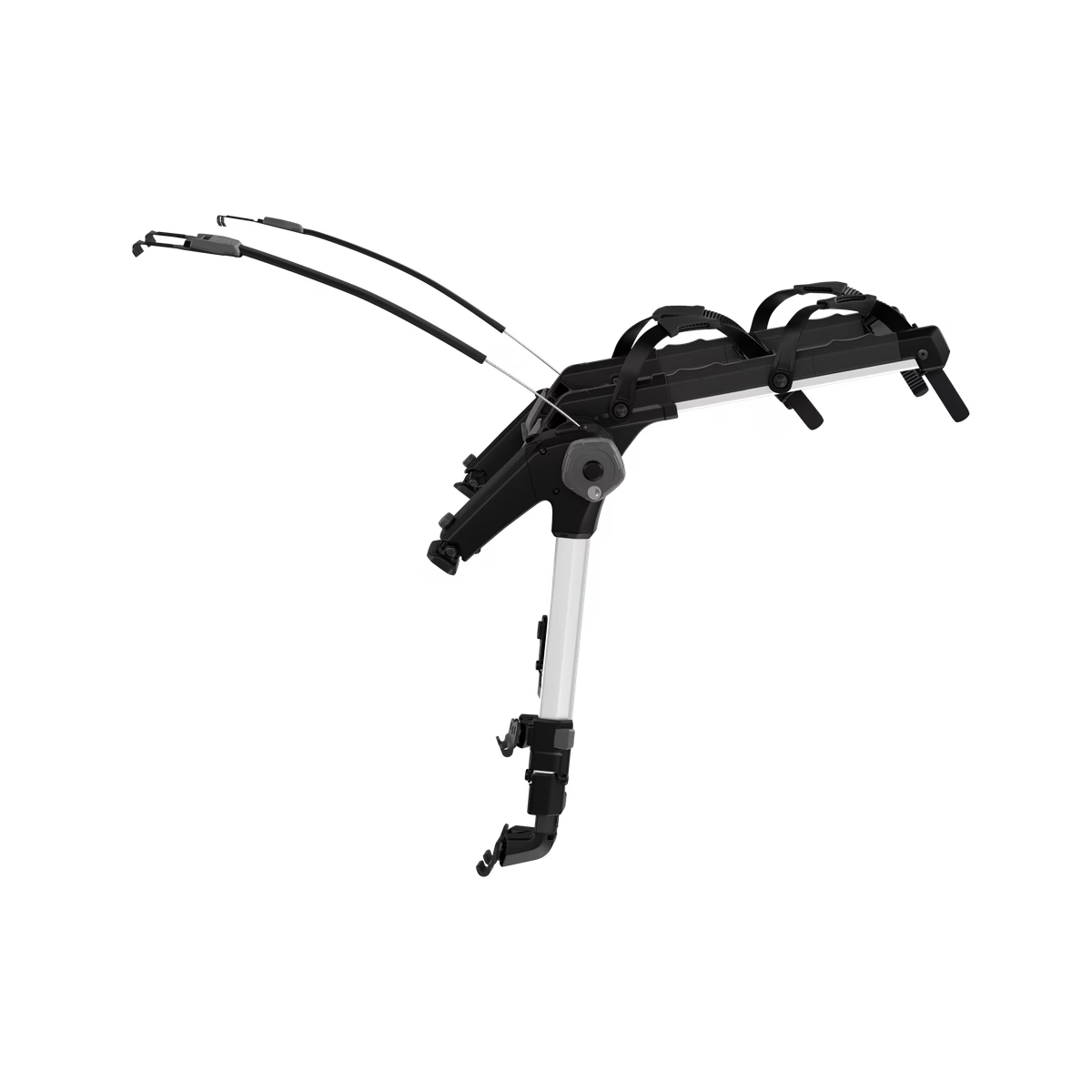 thule outway hanging rack unfolded from the side