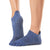 toesox low rise compressed sock navy