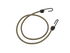 topeak argo elastic cord, stretch cord for holding down supplies when cycling, olive green cord with black hooks