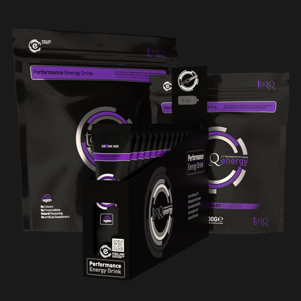 torq performance energy drink sachet blackcurrant
