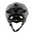 troy lee designs flowline se black matte mtb helmet with visor, back of helmet with mips sticker