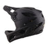 troy lee stage helmet, black full face cycling helmet, back side profile