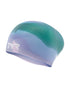 TYR tie dye long hair swim cap for girls