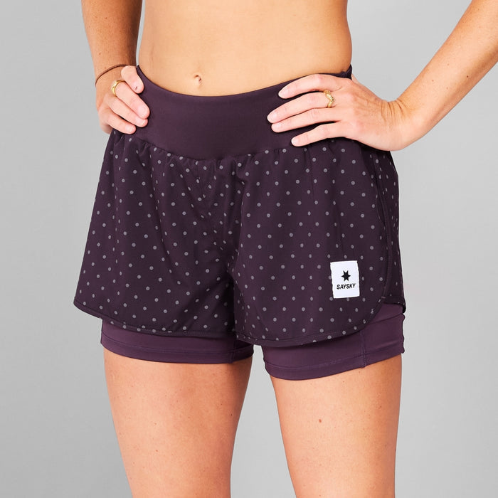 SAYSKY Women's Reflective Polka Pace 2in1 3
