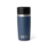 YETI Rambler 355ml Water Bottle, insulated flask bottle for maintaining internal temperatures, front view of bottle in a dark blue colour
