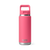 YETI Rambler 769 ml Water Bottle, insulated flask bottle for maintaining internal temperatures, front view of bottle in a pink colour