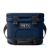 Yeti roadie cooler for cold storage in a navy colour front view