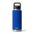 front view of 1 litre yeti rambler insulated bottle in a royal blue colour